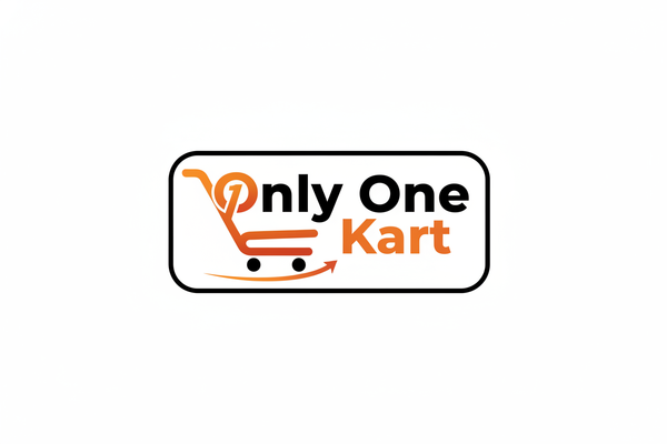 An attracting logo for my store in orange and black colour 